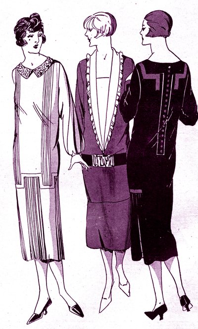 Moda: vestidos em maio de 1925 de Unbekannter Künstler