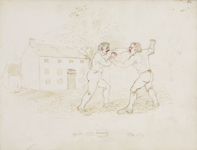 Fighting, Northumberland, c 1805-1820 de Unbekannt