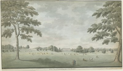 Fisherwick Hall: pintura em aquarela, nd [1786] de Unbekannt