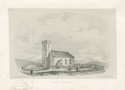 Foxt Church - litografia, nd [c 1840] de Unbekannt