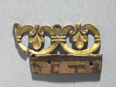 Fragmento de uma crista decorativa de um santuário relicário, c.1165-1180 de Unbekannt
