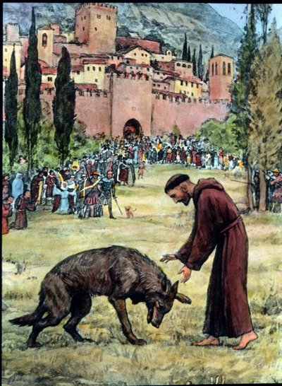 Francisco e o lobo de Unbekannter Künstler