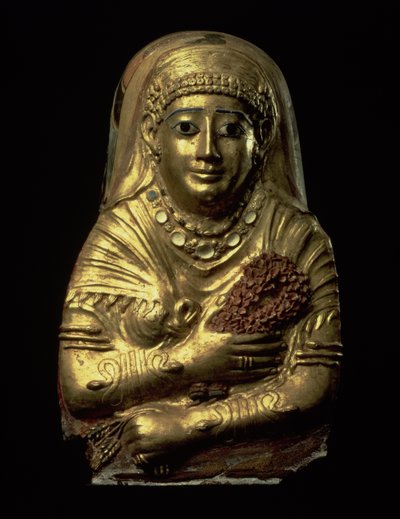 Cartonagem funerária de uma senhora de meios, período imperial romano (século 1 dC) de Unbekannt