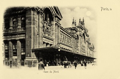 Gare du Nord, Paris, c. 1900 de Unbekannter Künstler
