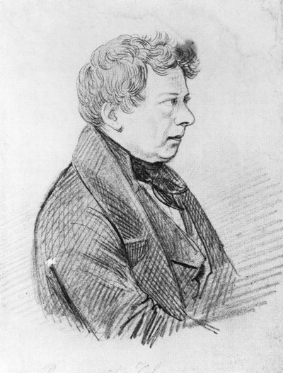 Georg Simon Ohm, físico alemão, c 1820 de Unbekannt