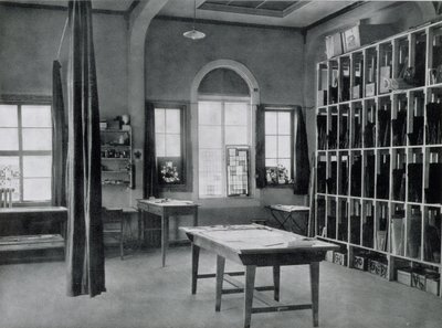 Estúdio de Pintura em Vidro, das Oficinas da Bauhaus, Weimar de Unbekannt