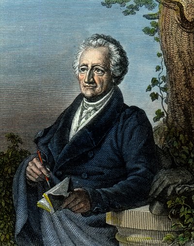 Goethe, 83 anos de Unbekannter Künstler