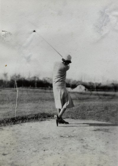 Jogador de golfe de Unbekannter Künstler