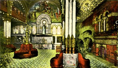 Grand Foyer, Hotel Netherland, Nova Iorque, EUA de Unbekannter Künstler