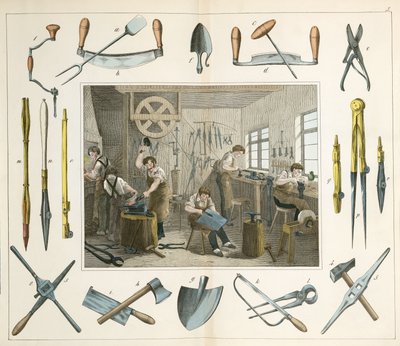 Ferramentas de mão O fabricante de instrumentos de Unbekannt