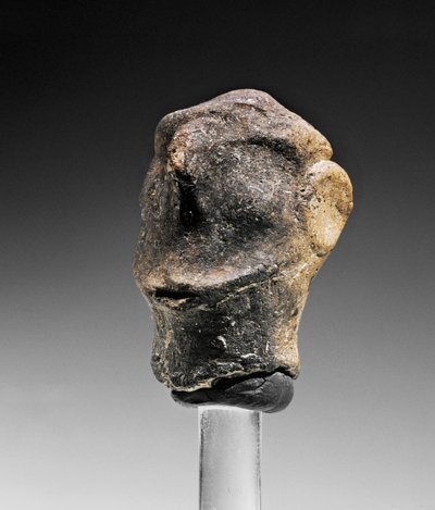 Cabeça de uma figura masculina de Unbekannter Künstler