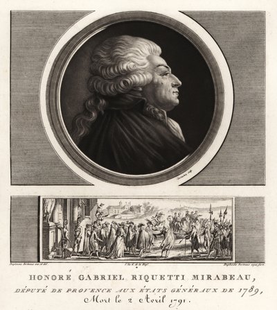 Honore Gabriel Riquetti, Conde de Mirabeau de Unbekannt