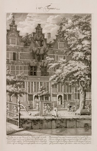 Casa danificada pelo fogo, Amsterdão, Holanda de Unbekannt