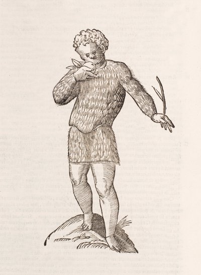 Ilustração de um homem de Unbekannt
