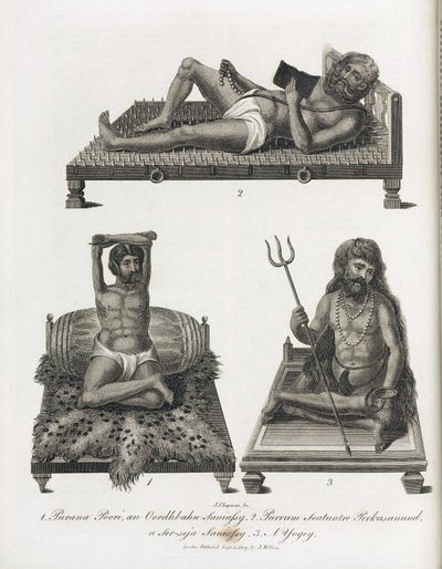 homens santos indianos de Unbekannt