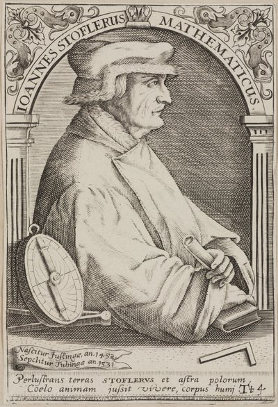 Johannes Stoeffler, astrólogo alemão de Unbekannter Künstler