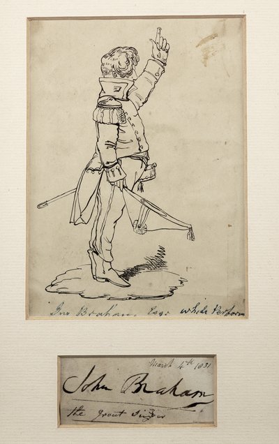Desenho de John Braham Marcha de Unbekannt