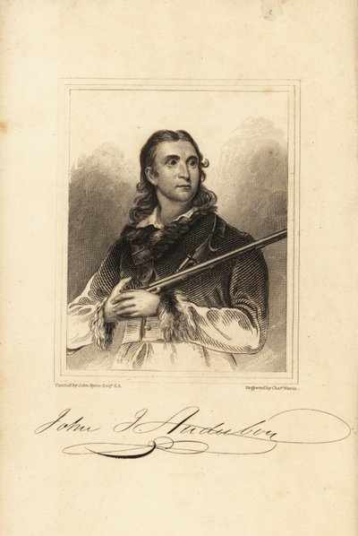 John James Audubon, ornitologista, naturalista e pintor americano de Unbekannt