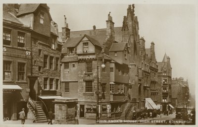 Casa de John Knox, Edimburgo, Escócia (foto a p/b) de Unbekannt