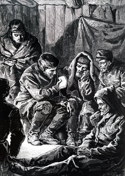 John Richardson durante uma expedição pelo Árctico de Franklin. de Unbekannt