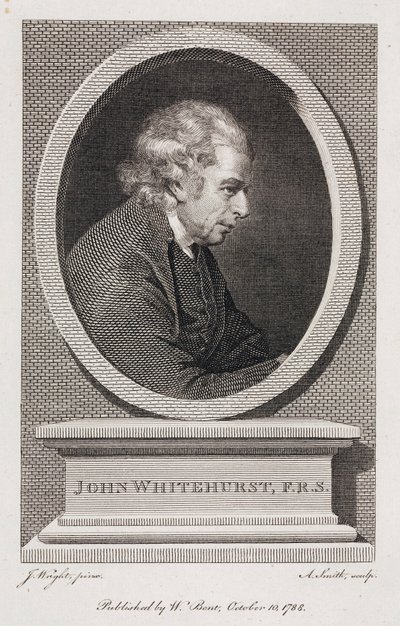 John Whitehurst, horrólogo inglês, c 1783 de Unbekannt