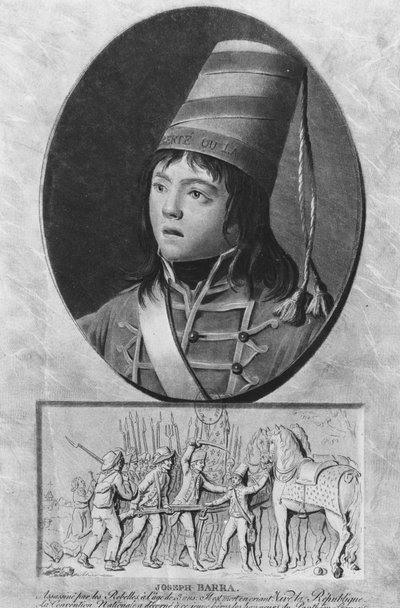 Joseph Bara ou Barra (1779 - 1793), soldado francês. de Unbekannt