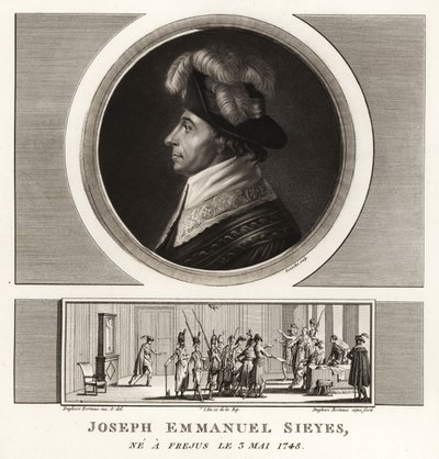 Joseph Emmanuel Sieyes, político e teórico francês de Unbekannt