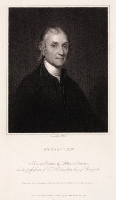 Joseph Priestley, teólogo e químico anglo-americano, c 1800 de Unbekannt