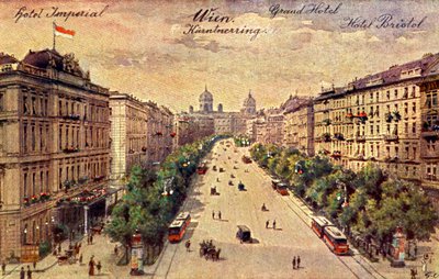 Kärntner Ring, Viena, Áustria de Unbekannter Künstler