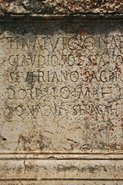 Líbano, Baalbek (século I d.C.), gravura na Grande Corte de Unbekannt