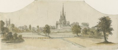Catedral de Lichfield - Vista Leste de Unbekannt