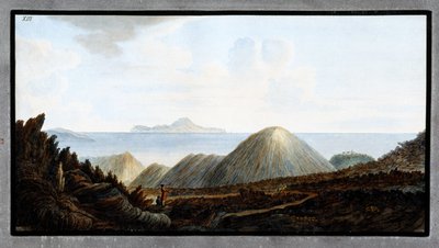 Pequenas montanhas abaixo do Monte Vesúvio, Reino de Nápoles de Unbekannter Künstler