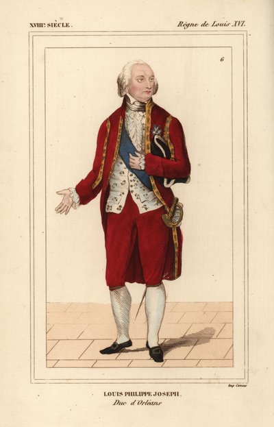 Louis Philippe Joseph, Duque de Orleães de Unbekannter Künstler