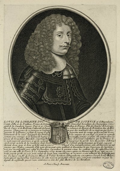 Louis de Lorraine duc de Joyeuse de Unbekannter Künstler