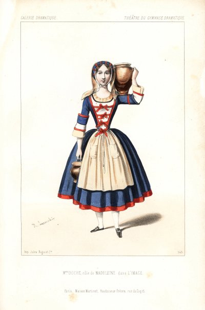 Madame Charlotte Doche, Eugenie Fleury ou Marie Charlotte Eugenie Plunkett no papel de Madeleine em L