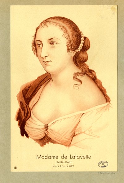 Madame de Lafayette de Unbekannter Künstler