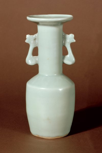 Vaso de Celadon em Mallet-Shaped de Lung-Ch