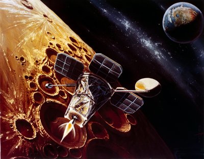 Voo Espacial Tripulado, EUA, Apollo, General Drawing of Lunar Orbiter de Unbekannt