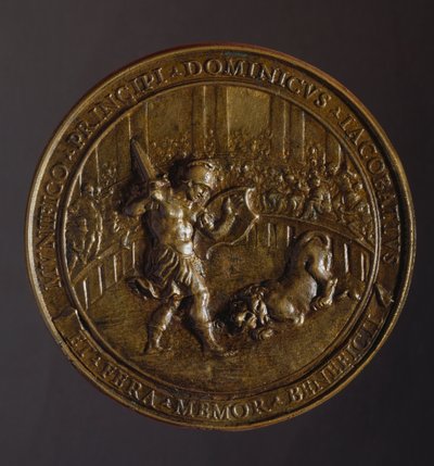 Medalha comemorativa da peste que assolou Roma nos anos 1656-1657 de William M. Timlin
