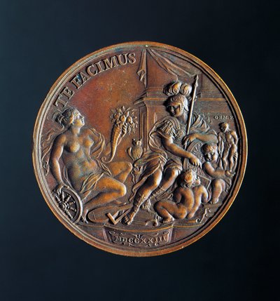 Medalha de Doge Alvise III Sebastiano Mocenigo (1662-1732) de Benjamin Baud