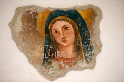 Santuário de Montevergine, Palmariggi, Itália, Afresco "Toda bela" Virgem Maria (foto) de Unbekannt