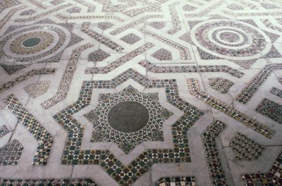 Piso de mosaico na Catedral de Monreale, Sicília (foto) de Unbekannt