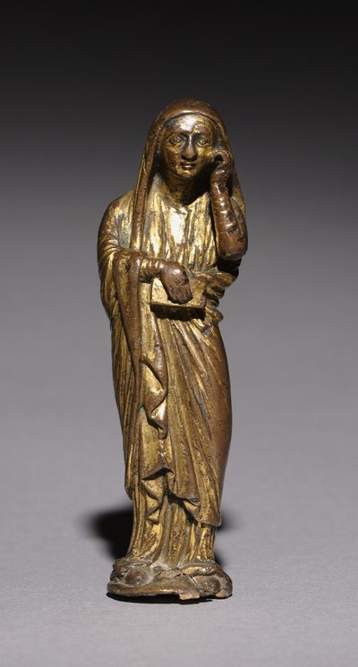 Mary de luto, provavelmente de uma cruz do altar, 1200-1300 de Unbekannt