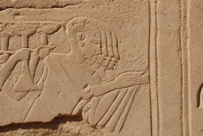 Cabeças múltiplas, karnak, Luxor, Egito (foto) de Unbekannt