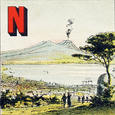 N: Nápoles. Ville magnifique, situee dans le midi de l