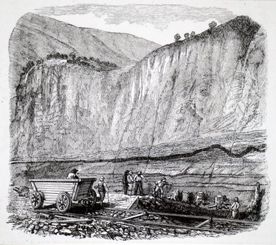 Navvies a trabalhar no Liverpool-Manchester Railway. de Unbekannt