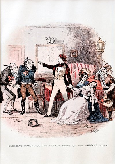 Nicholas Nickleby por C. Dickens - ilustração de Unbekannt