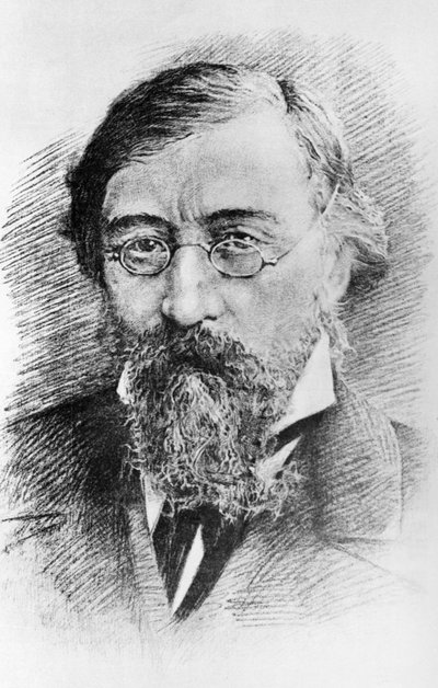 Nikolai G, Chernyshevsky (1828 - 1889), de um Engraving. de Unbekannt