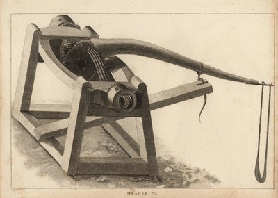 Onager, um tipo de catapulta para projetar pedras de Unbekannt