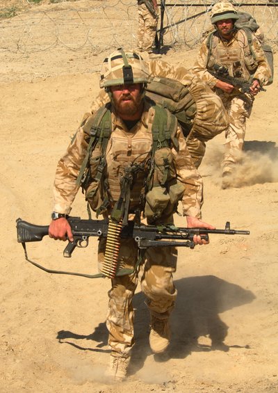 Operação Glaciar 4 no distrito de Garmsir, Helmand (Op Herrick V), Afeganistão de Unbekannt